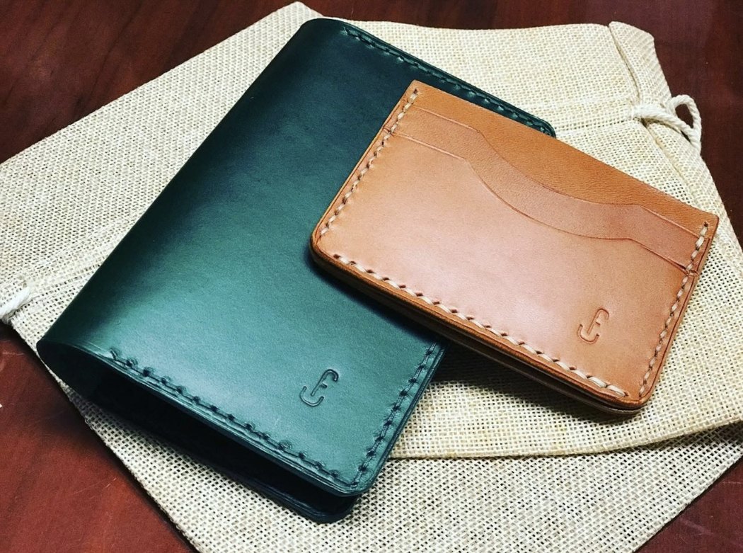 Carteras de cuero full-grain hechas a mano