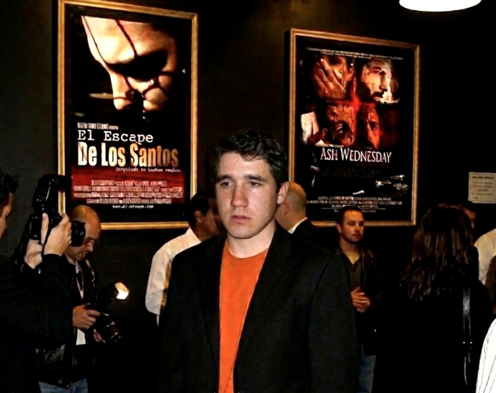 Frank Flores en el estreno de El Escape de los Santos, 2006